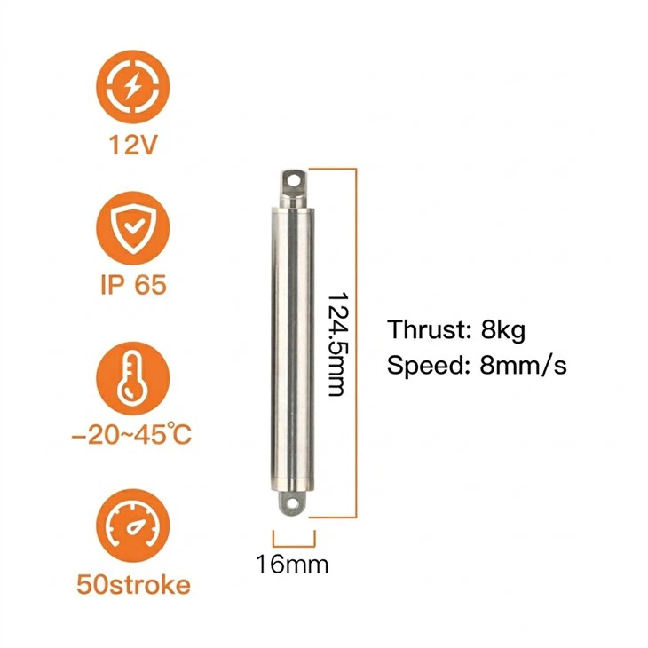 Compact 12V Linear Actuator For Adjustable Furniture