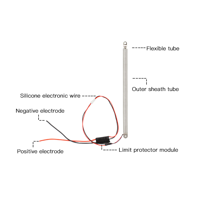 50mm stroke fast electric actuator